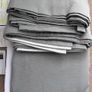 Pair of Pencil Pleat Head Curtains New W228x Drop 228 each Image 3