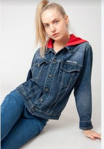 Tommy Hilfiger Women's Denim Hoodie Jacket