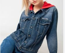 Tommy Hilfiger Women's Denim Hoodie Jacket