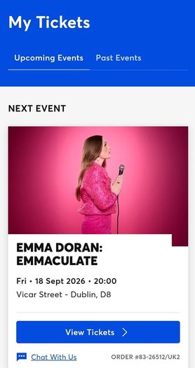 Emma Doran Tickets Vicar Street