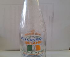 Vintage Premier Dairies milk bottle released to mark Ireland's participation in the 1990 World Cup