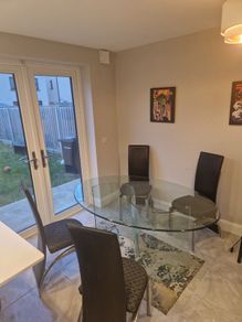 Glass Dining Table and Chairs