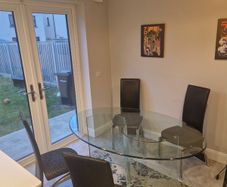 Glass Dining Table and Chairs
