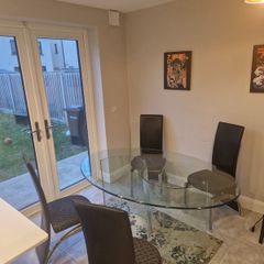 Glass Dining Table and Chairs
