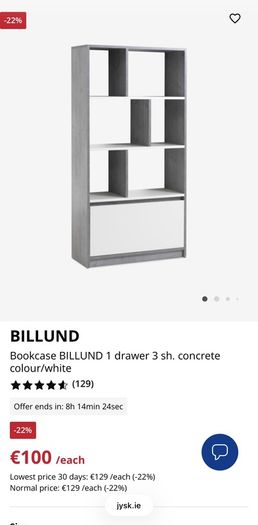 JYSK bookcase