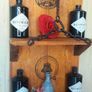 Rustic Floating Flat Shelf wall display / storage Image 8