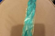 Green St patricks day hair clip ins