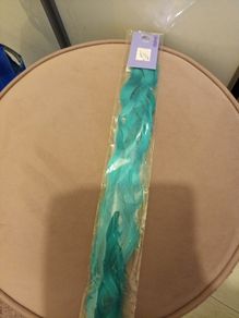 Green St patricks day hair clip ins