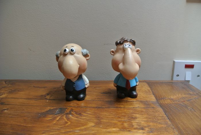 Unique Glasses Holders - Grand-dad And Young Man