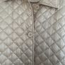 Ladies Cream Classic Diamond quilted pattern Image 5