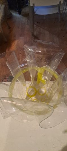 1972 Perspex Handkerchief Bowl Rare