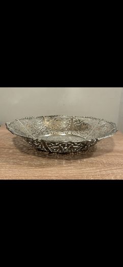 Vintage Silver Plated Ornate Bowl