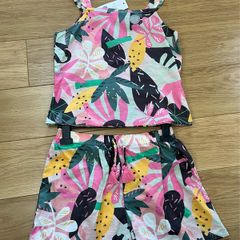 Girl's F&F 2 pc Shorts & Top Set age 12-13 NEW