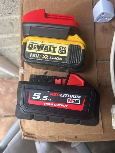 Adapter For DeWalt For Milwaukee DM18SNAP Battery To Snap On Tool Adapter