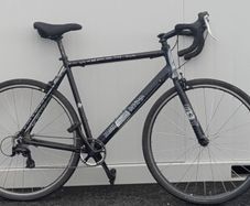 road bike - black - medium