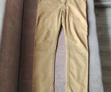 Denim trousers light brown
