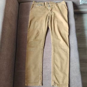 Denim trousers light brown
