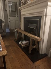 Very rustic bench as new .