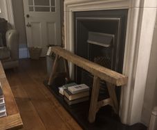 Very rustic bench as new .