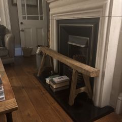 Very rustic bench as new .