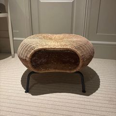 IKEA rattan footstool