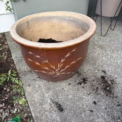 large ceramic plant pot
