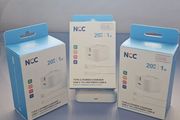 Latest Iphone NCC Type-C Charger (20W Fast Uk 3 pin wallplugadaptor) &amp; USB-C to Lightning Cable (1M) Combo FOR Iphone.