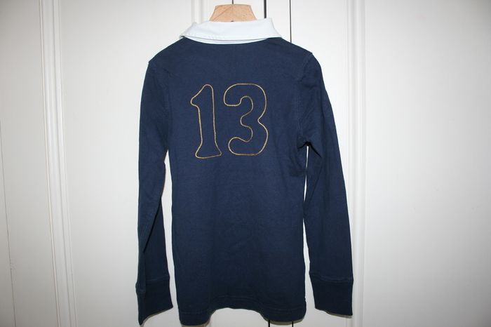 Ralph Lauren Navy Long Sleeved Rugby Top - Age 6 Years