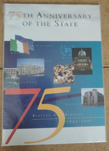 Ireland 1997 An Post 75th Anniversary of the State Commemorative Stamp Folder