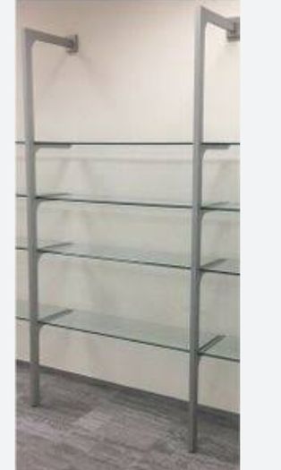 IKEA Anga wall glass TV Shelves