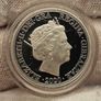 Gibraltar 2020 Silver Proof with Gold Detailing Sovereign .999 silver 24 carat Fairmined Gold in Original Holder Image 4
