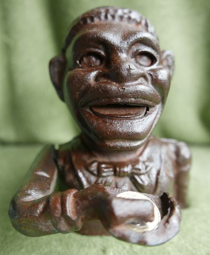 Antique Cast Iron Money Box