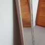 Beautiful solid wood full-length mirror, like new, floral design Image 2