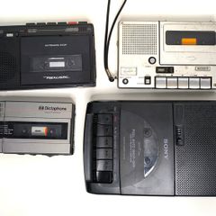Vintage Cassette Player,/Corder Bundle