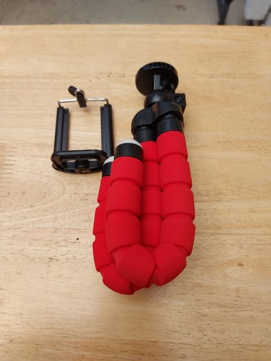 Large Camera/Phone Octpus Tripod Stand Red