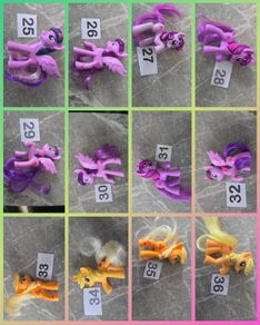 1e Each - Selection 3 - McDonalds Toys MLP G4 My Little Pony