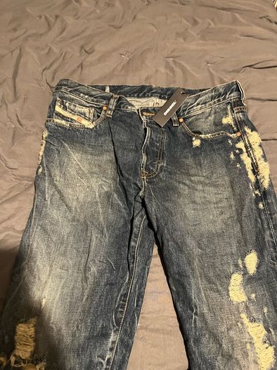 Diesel Mharky Slim Skinny Cropped Jeans Size W 36/32  brand new with tag made in Italy
