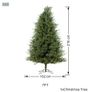 7ft Artificial Christmas Tree - Blue Spruce Image 3
