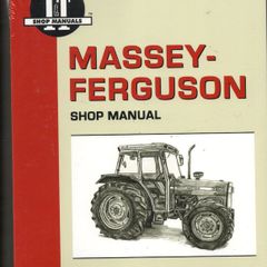 Massey-Ferguson Shop Manual MF365, MF383, MF390 etc.,
