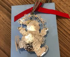 3 Newbridge silver decorations