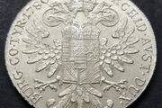1780 Maria Theresa Thaler coin .833 Silver coin (28 grams)