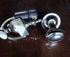 Solid brass knob and knocker
