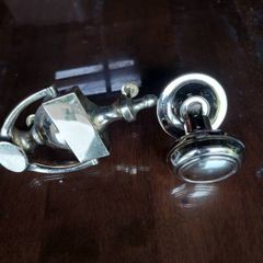Solid brass knob and knocker