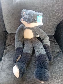 Hanging Racoon Soft Toy