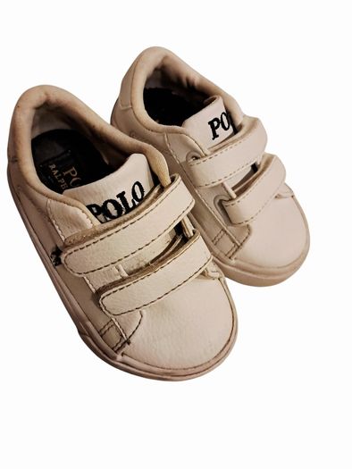 Polo Ralph Lauren leather toddler trainers