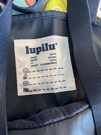 Lupilu boys wet gear pants, 4-6years.