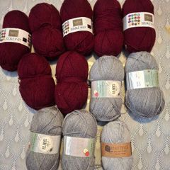 A Job Lot Of Knitting Wool For  Jumpers And Cardigans  No9