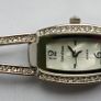 Working  Cote d Azur Sparkly Watch; 7.7" Silver Sparkly Band New Battery Image 3