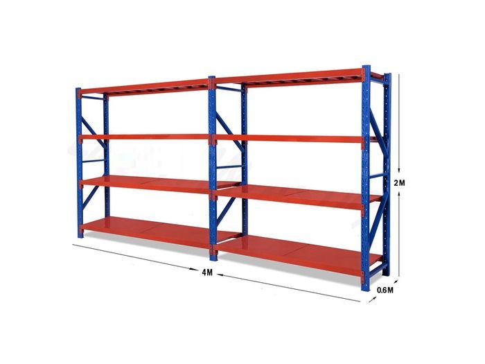 Longspan Shelving - 4 Metal Shelves