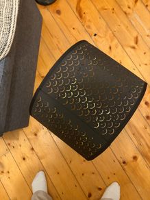Black and gold lampshade